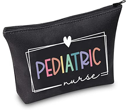 BLUPARK Pediatric Nurse Makeup Bag Pediatric Nurse gift Nurse Gift Nurse Cosmetic Bag Nurse Accessories Pediatric Nurse Zipper Bag NICU Nurse Gift(Pediatric Nurse)