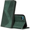 ZONNAVI Hülle für iPhone 5 / iPhone 5s, PU Leder Handyhülle mit Kartenfächer und Standfunktion, Lederhülle Flip Wallet Case Schutzhülle für iPhone 5 / iPhone 5s (Grün)