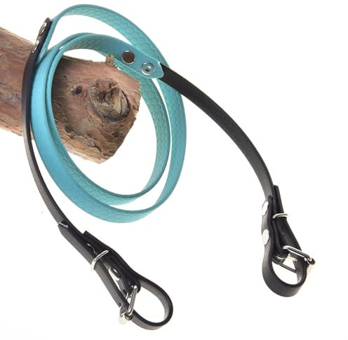 LarDen Hobby Horse Zubehör Zügel | Gummierte Türkis | für Steckenpferd, Stockpferd, Hobby Horsing, Spielpferd, Pferd zum reiten für Kinder und Erwachsene, Hobbyhorse | Schön, Günstig, Handgemacht