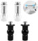 TNEDFOD 2 Pares Tornillos Tapa WC, Tornillos Fijacion Tapa Inodoro, ﻿kit de Repuesto Fijaciones para Asiento de Retrete, ﻿Bisagra Asiento Tornillos para Tapa de Inodoro, Asientos WC Bisagra Accesorios