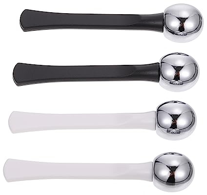 GALPADA 4 Stück Augencreme Massage Sticks Manuelle Schönheitsstäbchen zur Verbesserung Augenpflege Effektive Linderung von Schwellungen und Falten Für Einführung von Augencreme Weiß und