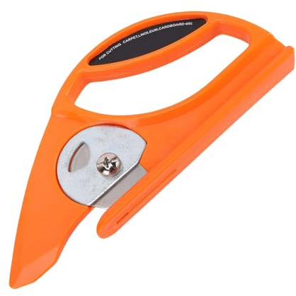 Asixxsix Roterande Skärare, 45 Mm Blad i Rostfritt Stål med Ergonomiskt Handtag och Robust Bas för Att Skära Mattor, Tapeter, Kartong, Läder