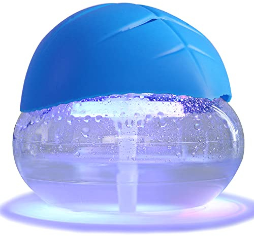 ap airpleasure Water-Based Purifier Air Washer, Air Revitalizer & Freshener, Air Fresher with 7 LED Color Changing Light for Rooms (Blue)