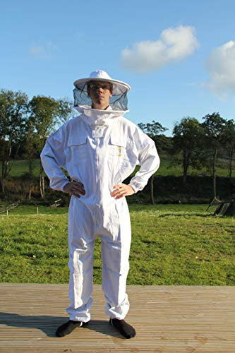 Apiary Additions Imkeranzug mit rundem Schleier und Metallreißverschluss (5XL)