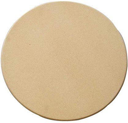Rund pizzasten – Cordierite sten pizzabricka – för ugn och grill (22,8 cm)
