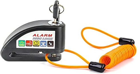 Alarm + Erinnerungskabel kompatibel mit Triumph Rocket 3 R/GT schwarz