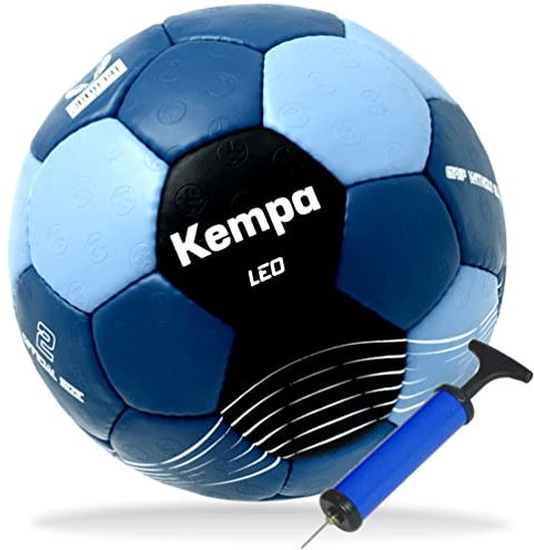 Kempa Handball Training blau/schwarz + Ballpumpe (2)
