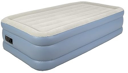 AVENLI Luftmatratze Luftbett selbstaufblasend für 1 Person 191x99x46cm aufblasbare Matratze Gästebett mit integrierter Pumpe extra hohe Liegefläche beflockte Oberfläche für Camping & Zuhause