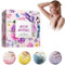 Bombe Da Bagno, 4 Pezzi Bombe Da Bagno Naturali, Set Bombe Da Bagno, Bombe Da Bagnoschiuma Organiche, Bombe Da Bagno Come Additivo Per Il Bagno Per Bagnoschiuma E Spa (4 * 100g)