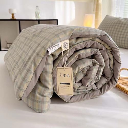Primaverile Estivo Copriletto Trapuntino Cotone Per Letto Per Singolo/ Matrimoniale/Una Piazza E Mezza Morbida Coperta Leggera|Stampa Digitale Bianca Trapunta Estiva，Morbido E Confortevole ﻿ ( Color :