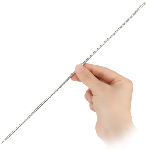 Yuanchu Aghi da Cucito Lunghi 12 Pollici - Professionali Con Grande Occhiello, Facili da Infilare - per Pelle, Casa, Fai da Te