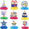 Zythrem 9PCS Centrotavola Compleanno,Centrotavola a Nido d'ape Decorazione per Feste Compleanno Decorazione Tavola per Feste di Compleanno Centrotavola Bambini, Baby Shower
