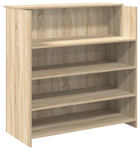 vidaXL Mostrador de recepción Roble Sonoma 100x50x103,5 cm Madera de ingeniería