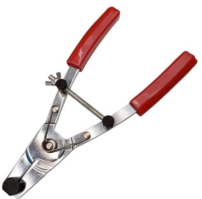 Motorcycle Cable Pliers, Brake Piston Removal Tool, Carbon Steel Brake Retractor, Rust-Resistant Puller and Pry, Ergonomic Handle, for Motorbike Maintenance, 9.21 in.