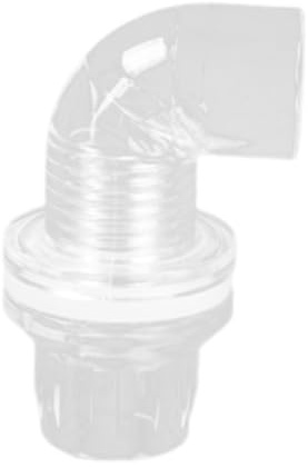 FewNvWa Conector de Unión para Acuario para Tuberías de Agua, Accesorio Acrílico, Codo de 20 Mm