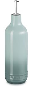 Le Creuest Stoneware Signature Oil Cruet, 20 oz., Sea Salt