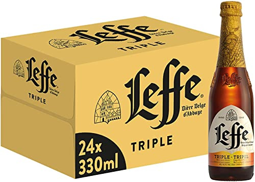 Leffe Triple, Birra Bottiglia - Pacco da 24x33cl