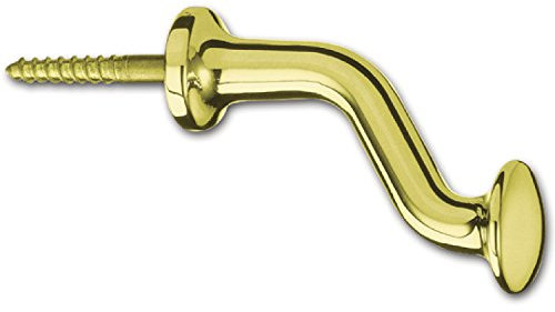 Testa di protezione per finestre da avvitare, 75 mm, in ottone lucido | accessori per finestre