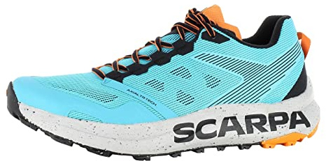 SCARPA Spin Planet Running da Trail per Uomo Azzurro Nero 43.5