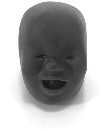 1 Pieza Divertido de la Novedad del Regalo Gadgets Humano del respiradero de la Cara de la Bola Anti estrés perfumado Geek Vent adminículo del Juguete del Juguete Caomaru (WO)