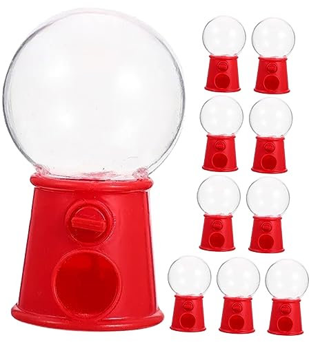 BESTonZON Scrivania 10Pcs Candy Machine Candy Grab Machines Nut Treat Dispenser Gumball Distributore Automatico Distributore Automatico Di Playes Distributore Di Caramelle Per Gumballs Mini