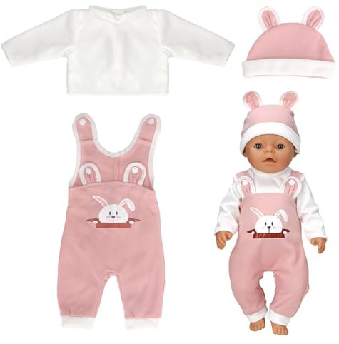 LETTERASHQP Kleidung Outfits für Baby Puppen Puppenkleidung Baby Kleidung Puppenkleidung Outfits Baby Zubehör Baby Puppe Kleidung Zubehör (A)