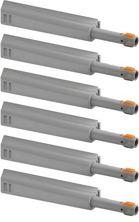 GEFONG Push to Open Stark Unsichtbare Möbel-Schnäpper mit Mechanischem Schnallenverschluss für Scharnier Schranktür Federschnäpper Druckverschluß Türschnapper Türverschluss Türöffner 6 Stück