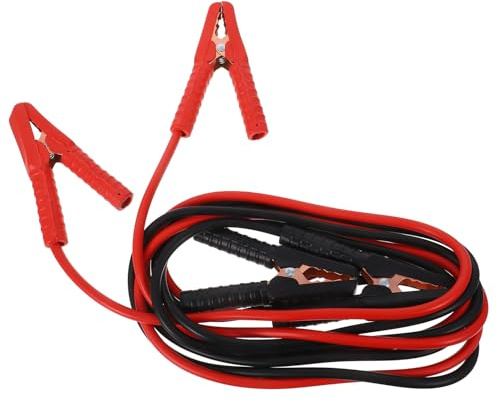 NOLITOY Cables Puente para Autos de 3 Metros 2000A con Abrazaderas Aisladas de Cobre Puro Cable de Arranque de Alta Resistencia para Camiones y Suv Transferencia Rápida y Conexión