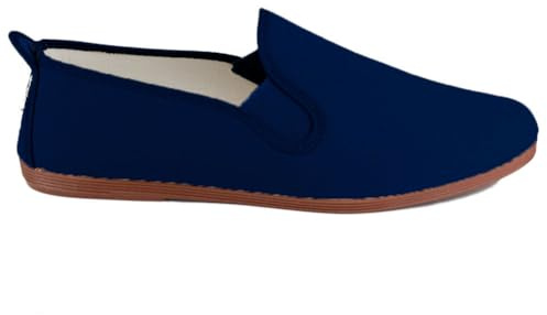 javer - Men's Kung-FU Canvas Shoe Size 47, navy, 12.5 UK