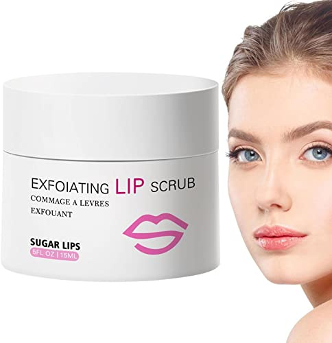 Scrub labbra allo zucchero - Scrub labbra esfoliante e idratante,Scrub esfoliante per labbra, Scrub per labbra allo zucchero, Scrub per labbra allo zucchero, per labbra screpolate, Scrubber per Abonda