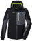 killtec Herren Skijacke/Funktionsjacke mit abzippbarer Kapuze und Schneefang KSW 71 MN SKI JCKT, schwarz, XL, 41960-000