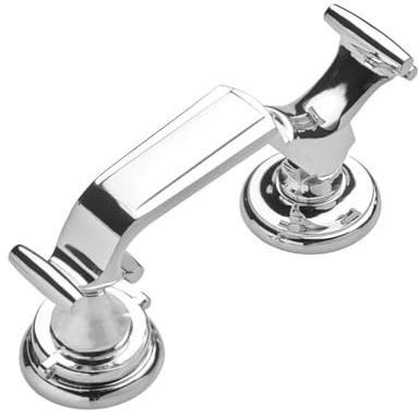 Hardware Solutions Doctor - Aldaba para puerta, cromo pulido, 60 x 195 mm