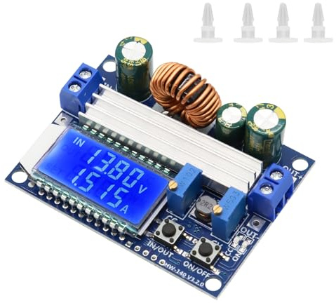 DC-DC Boost/Buck Modulo di tensione standard Binghe Tensione costante Corrente costante Buck Boost Convertitore di potenza Auto Boost/Buck con display digitale LCD compatibile con Arduino