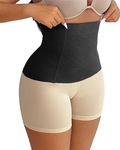 VENDAU Girdle Tummy Control Waist Cincher Shapewear Waist Shaper for Women Belly Fat Stomach Compression (Black, 3X-Large)