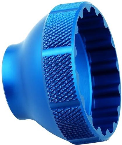 ZPSCXQ Bottom Bracket Removal Tool, 16-Notch 44mm External Drive, Bicycle Repair Tool for Shimano, SRAM, Campagnolo, Compatible with 3/8 Drive, Blue