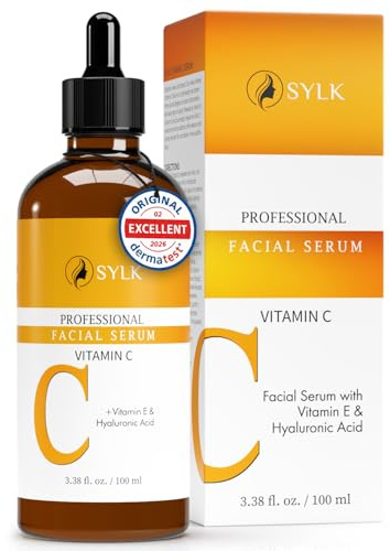 Sérum Facial Vitamina C & E + Ácido Hialurónico para Microneedling | Organico y Vegano | Antiedad, Antiarrugas y Antimanchas | 100 ml