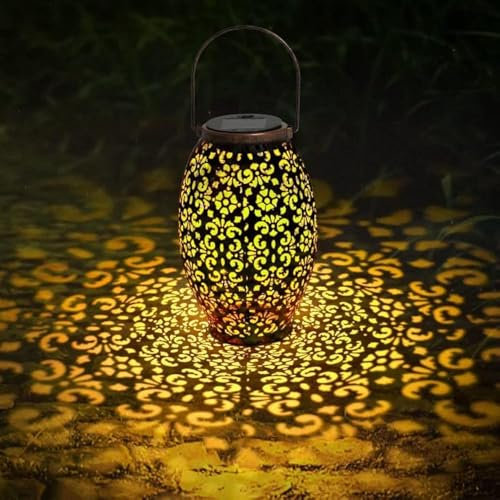 VIFLYKOO Solarlampen für Außen, LED Solarleuchten für Garten, IP65 Wasserdichte Gartendeko, Gartenleuchten für Draußen, Garten, Balkon, Outdoor, Terrassen