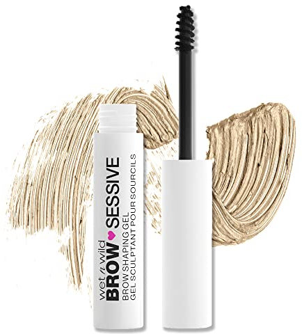 Markwins wet n wild, Brow-Sessive Brow Shaping Gel, Brow Pomade Gel for Thin and Thick Eyebrows, Natural Volume and Definition for your Brows, Volumising Brow Gel Mascara, Blonde