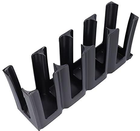 Alvinlite Dispensador de taza de café y soporte de tapa, 4 rejillas, soporte de taza de papel desechable, organizador de taza de encimera para café, leche, té, tienda