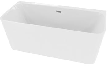 LAVITA Vasca da bagno indipendente Mensola 1500 Acrilico 150x80x60 cm Vasche da bagno Forma rettangolare Moderna Vasca in acrilico Libera installazione 2 persone 265 L Rivestimento antimicrobico