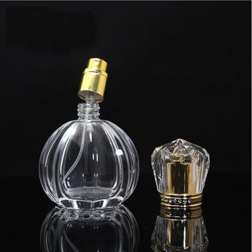 Botella de Vidrio Atomizador Recargable,Atomizador de Perfume Vacío con Bomba Atomizador de Perfume Dispensador de Perfume para Cosméticos Atomizador de Niebla Fina para Viajes Regalo Hogar