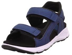 Superfit Criss Cross, Sandalia, Azul Negro 8000, 40 EU