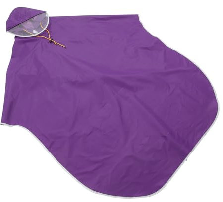 TINEASUR Wasserdichter Winddichter Fahrrad Regenponcho Aus Oxford Und PVC Unisex Regenmantel Mit Kapuze Und Verkürztem Rückenteil Für Damen Und Herren Für Radfahren Und Outdoor-aktivitäten