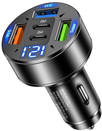 Caricabatteria da auto, Adattatore per caricabatterie per auto a ricarica