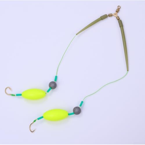 Anti-Bottom Fishing Hooks Set 360 Swivel Double Hook(D)
