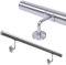 HENGMEI Geländer Edelstahl 120cm Wandhandlauf Edelstahl Handlauf Treppengeländer Eingangsgeländer mit Wandhaltern Halter für Treppen, Balkon, Brüstung