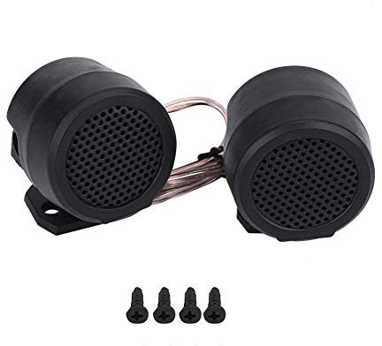 Altavoz de Audio, 2Pcs 12V 500W Coche Redondo Superpotencia de Agudos de Audio Ruidoso Altavoz