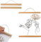 Poster Hanger, Moderna cornice in legno magnetica, Cornice in Legno, Moderna Magnetica Fai Da Te in Legno Foto, Foto, Tela Pittura, Poster Appendiabiti Per La Decorazione Della Parete (21cm)