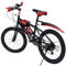 Brride Mountainbike 20 Zoll Kinderfahrrad, Doppelscheibenbremse Fahrräder mit Wasserbecherhalter und Kompass-Glocke, Geschenke für Jungen und Mädchen