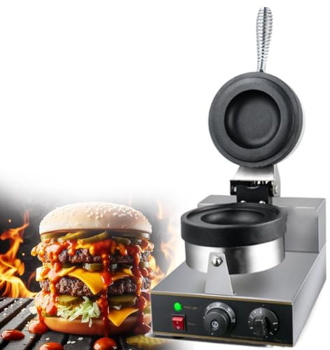 Lakenbroade Commerciale Burger Waffle Maker 1300w Antiaderente Panini Pressa Elettrica Macchina per Hamburger Riscaldamento a Doppia Faccia Gelato Waffle Maker Baker Macchina Panini